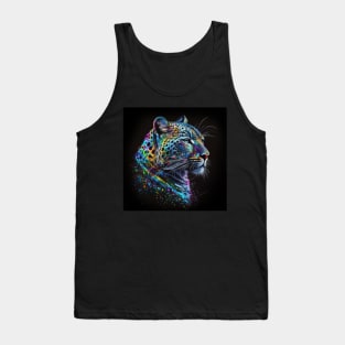 Painted leopard Tank Top